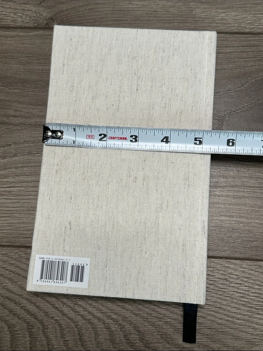The Five Minute Journal Original Linen Book Natural Beige